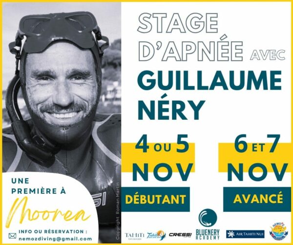 Stage d’apnée avec Guillaume Néry