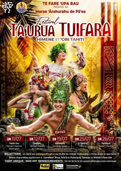 Tuifara, au Marae Arahurahu