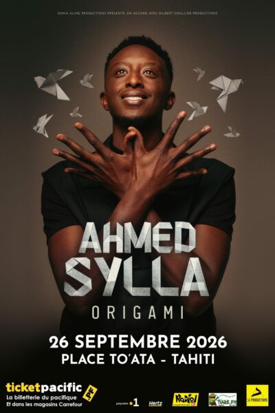 Ahmed Sylla à Tahiti avec Origami
