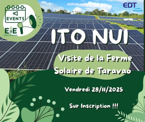Visite de la ferme photovoltaïque à Taravao