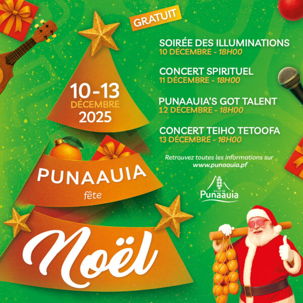 La magie de Noël s’invite à Punaauia