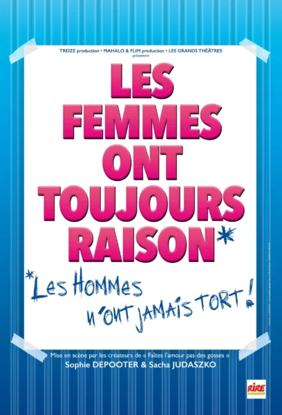 Les femmes ont toujours raison, les hommes n’ont jamais tort