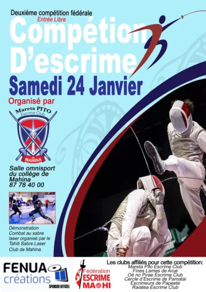 Compétition d&rsquo;escrime de