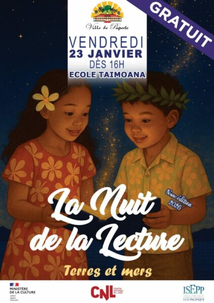 La nuit de la lecture à Papeete