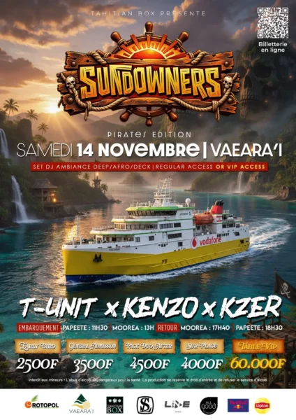Sundowners Boat Party