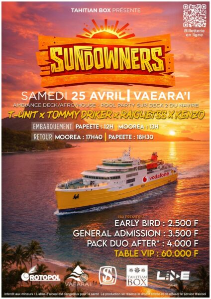Sundowners Boat Party