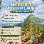 Entretien du sentier de l’Aorai