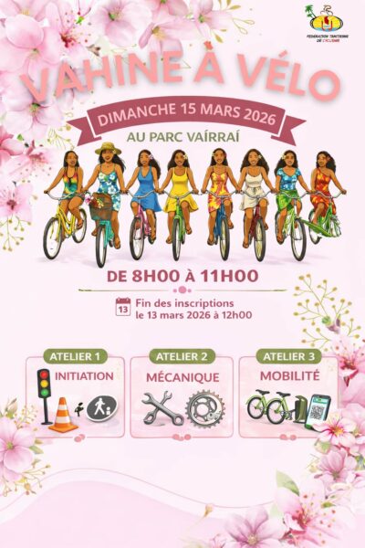 Vahine à vélo