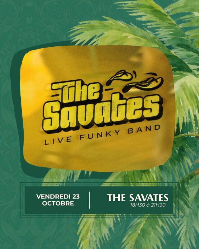 Affiche The Savates, Live Funky Band, vendredi 23 octobre de 18 h 30 à 21 h 30